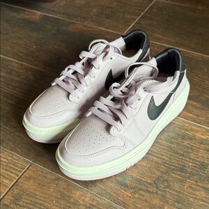 Nike Jordan 1 Low Elevate Iced Lilac Lavender Black Women’s Sneakers Purple